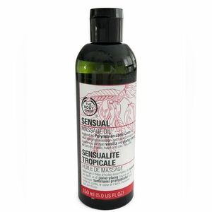 DISCONTINUED The Body Shop Sensual Massage Oil Vanilla Ylang Ylang Unsealed